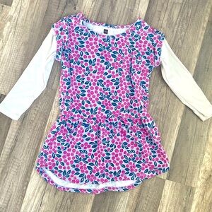 Tea girls floral tunic dress, size 4